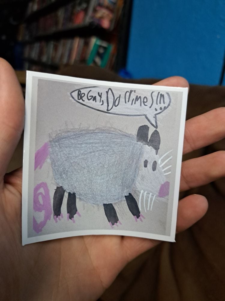 opossum stickers